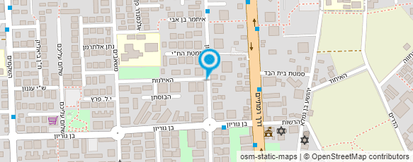 מפת הגעה אל ענבר איריס - עובדת סוציאלית