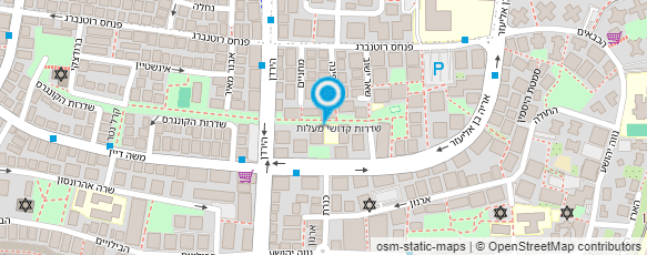 מפת הגעה אל גן דובדבן