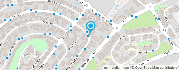 מפת הגעה אל בר כל - ברכת הארץ