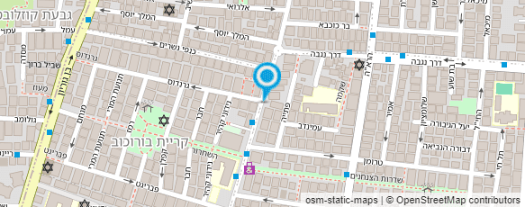 מפת הגעה אל גן חוחית