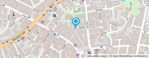 מפת הגעה אל גן נשר