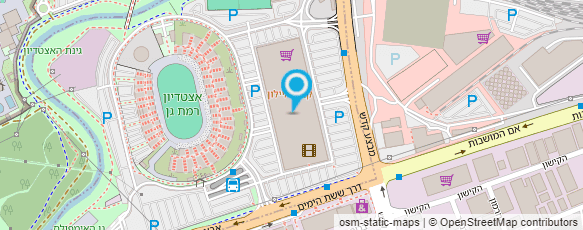 מפת הגעה אל ביה"ס לנהיגה של חברת דן