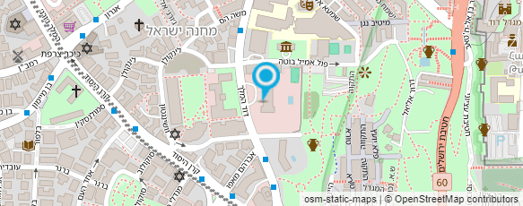 מפת הגעה אל גן המלך