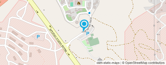 מפת הגעה אל תחנת כיבוי - מעלה אדומים