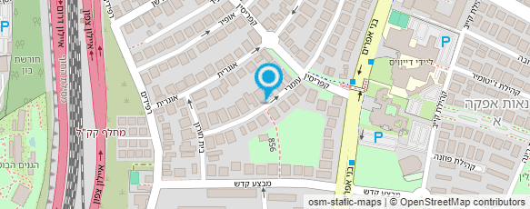 מפת הגעה אל סדוף אורי מהנדס בניין