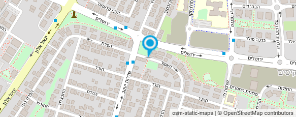 מפת הגעה אל יופי של טבע