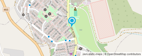 מפת הגעה אל רדיוס הנדסה ניהול ופיקוח