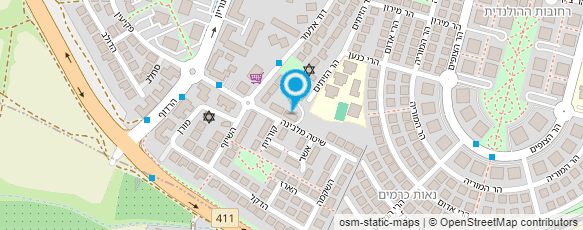 מפת הגעה אל מועדון קשישים - כפר גבירול