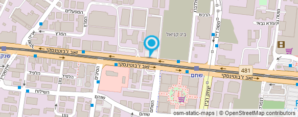 מפת הגעה אל יגאל זיקוקים