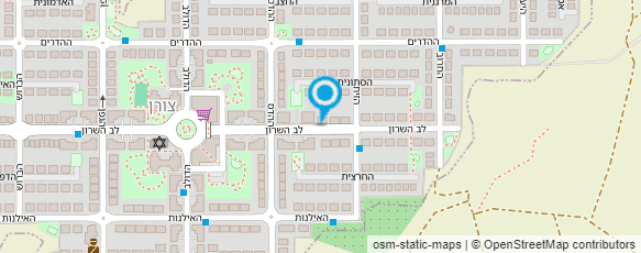 מפת הגעה אל הופמן גינונים