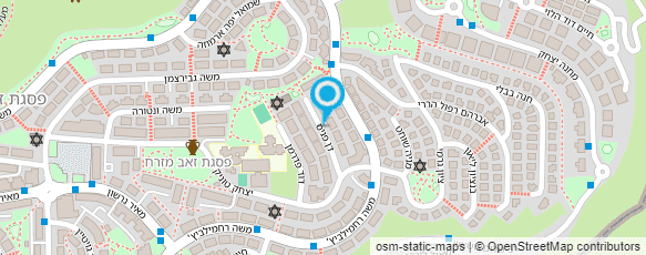 מפת הגעה אל הרציגר אנבל שבע שפות