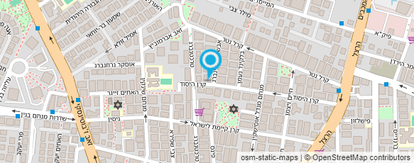 מפת הגעה אל עיצוב שיער יוסי