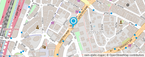 מפת הגעה אל עו"ד כץ יוסי