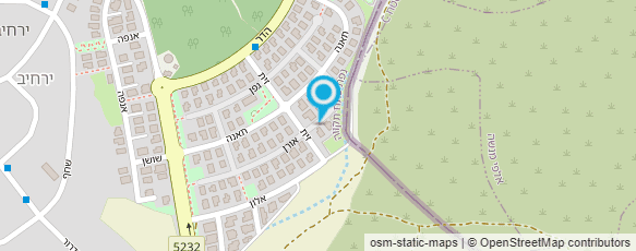 מפת הגעה אל עץ ואבן