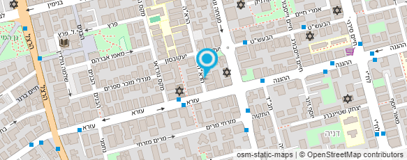 מפת הגעה אל הגבאי - איגוד בתי הכנסת העולמי