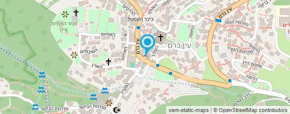 מפת הגעה אל בית השוקלד-מבית עין כרם המתוקה