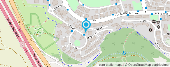 מפת הגעה אל פיצה ופלאפל אלעד