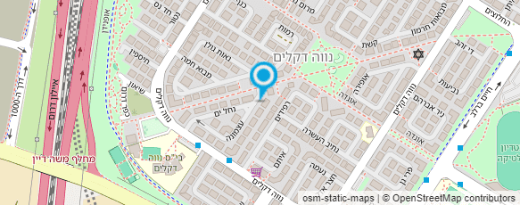 מפת הגעה אל עו"ד אלוף משנה יוסי פאר