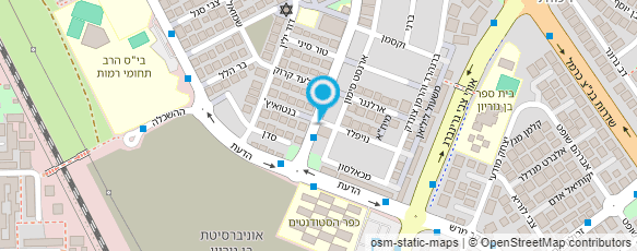 מפת הגעה אל שמוליק שרותי גינון והשקיה