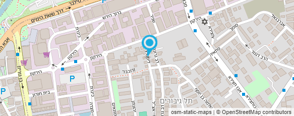 מפת הגעה אל א. אביב הובלות