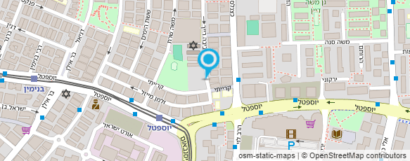 מפת הגעה אל עזר מציון