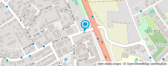 מפת הגעה אל עזר מציון