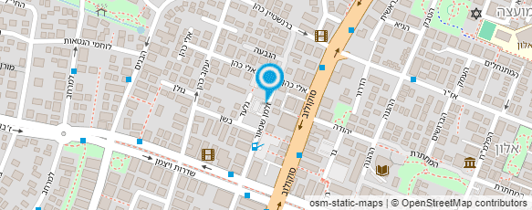 מפת הגעה אל מיכל קירשנר