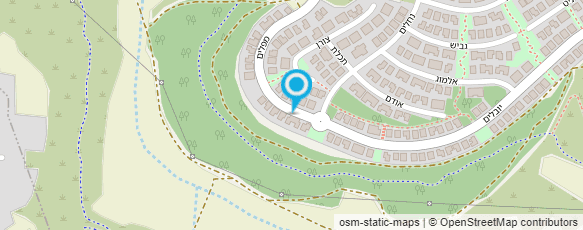 מפת הגעה אל בצל אוהלים