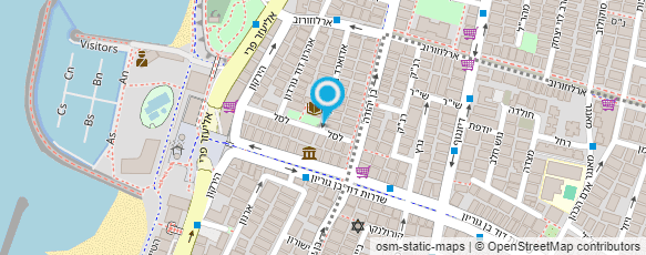 מפת הגעה אל הספרייה ע"ש ניסטור