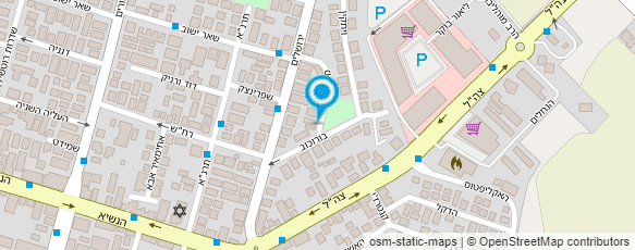 מפת הגעה אל מוטי בוהדנה עבודות גבס