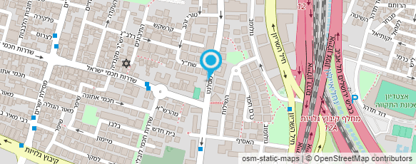 מפת הגעה אל הספרייה ע"ש שרמן