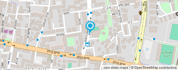 מפת הגעה אל ספריית נוה-אליעזר