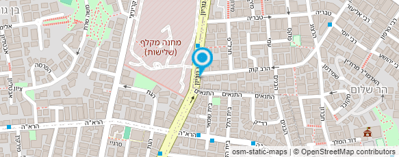 מפת הגעה אל א.ש ניהול פרוייקטים