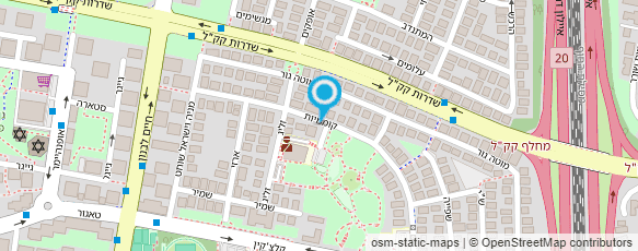 מפת הגעה אל רזונאנס כחול הפקות קולנוע