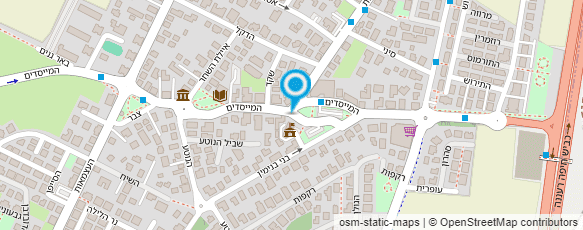 מפת הגעה אל האגודה לתרבות הדיור