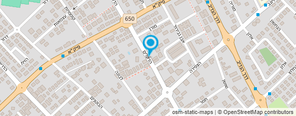 מפת הגעה אל לוינסקי הקטנה - בוארון