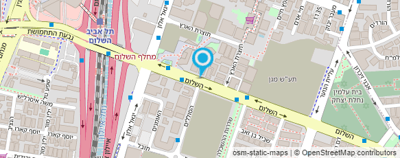 מפת הגעה אל לישי סיטבון - בית ספר לאיפור