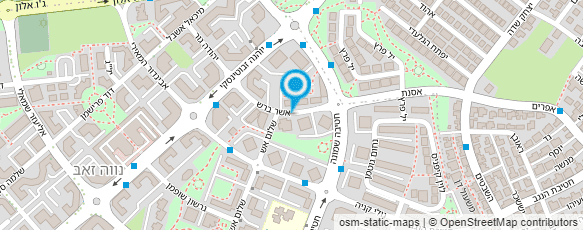 מפת הגעה אל מעון נעמ"ת - נווה זאב