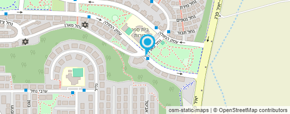 מפת הגעה אל מעון נעמ"ת - צבעוני