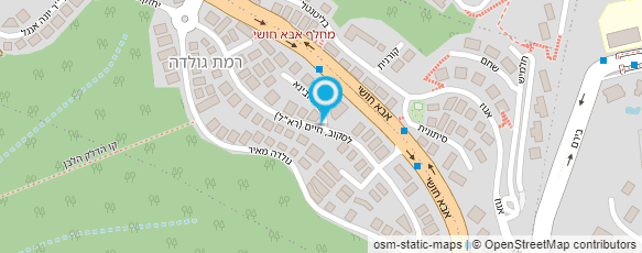 מפת הגעה אל נעמ"ת - צהרון רמות גולדה