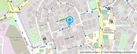 מפת הגעה אל מעון נעמ"ת - אם המושבות