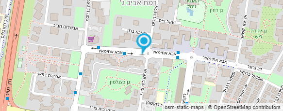 מפת הגעה אל קורפס נח אדריכל