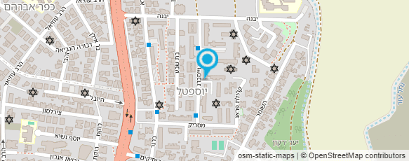 מפת הגעה אל מעון נעמ"ת - יוספטל