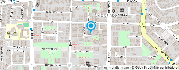 מפת הגעה אל מעון נעמ"ת - כפר גנים