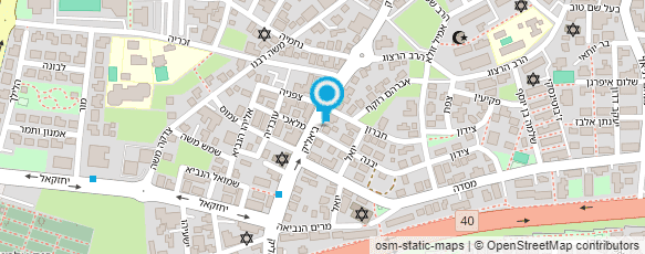 מפת הגעה אל מתפרת אסולין