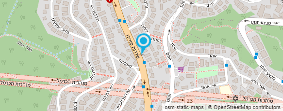 מפת הגעה אל נרניה - קליניקה לריפוי בעיסוק