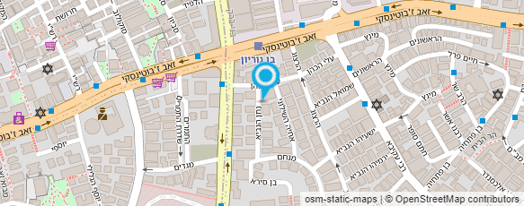 מפת הגעה אל רוזנטל יצחק שמואל