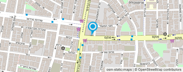 מפת הגעה אל פרחים בפנקס מפת הגעה אל פרחים בפנקס