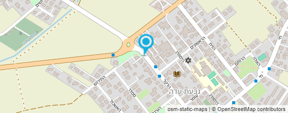 מפת הגעה אל מועצה דתית גבעת עדה