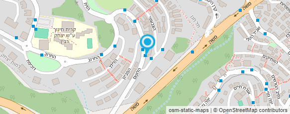 מפת הגעה אל מעון נעמ"ת - נשר